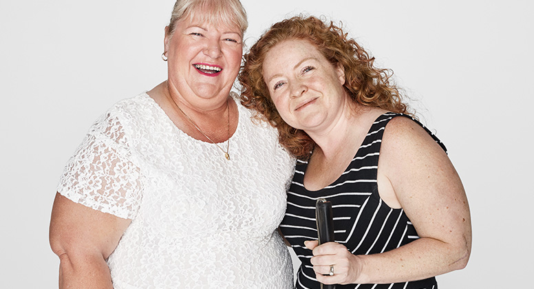 Vision Australia clients Debra and Sarah are some of those who benefit from your generous support