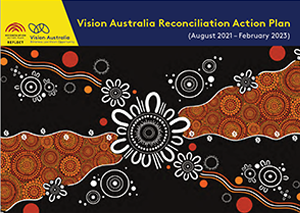 Cover of Vision Australia Reflect RAP 2021-2022