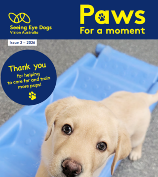 Cover of the July 2026 edition of 'Paws for a moment'