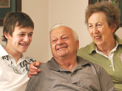 benandgrandparents Ben and grandparents portrait