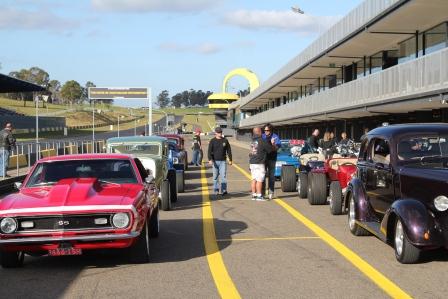 The hot rods line up