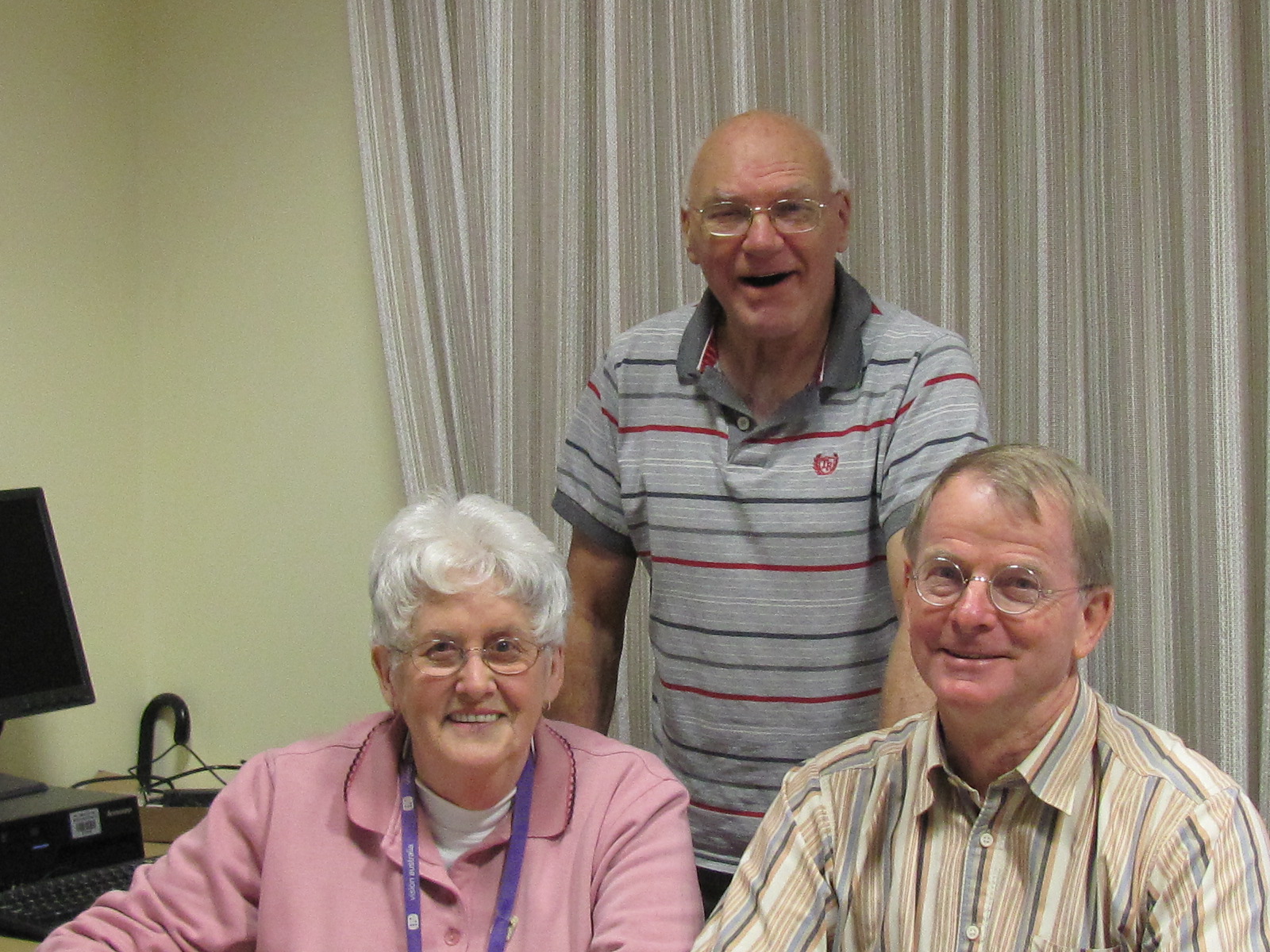 Fay Wilson, David Holroyd and Lindsay Robinson Warragul VAR Volunteers
